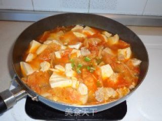 泡菜豆腐的做法步骤：8