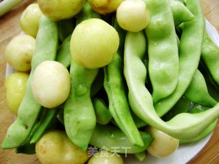 家常菜----豆角焖土豆的做法步骤：1