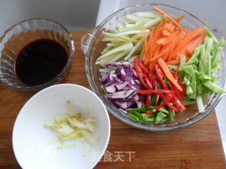 鱼香味————菜根香的做法步骤：3