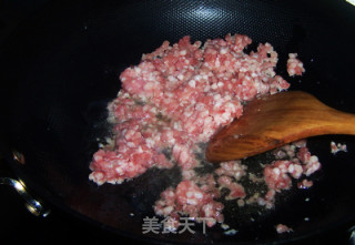 香辣肉末茄丁的做法步骤：4