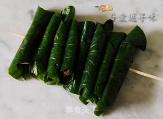 胡椒叶卷肉的做法步骤：13