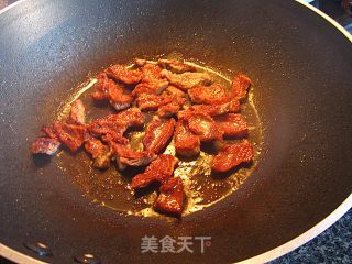 银芽荷豆香煎肉的做法步骤：3