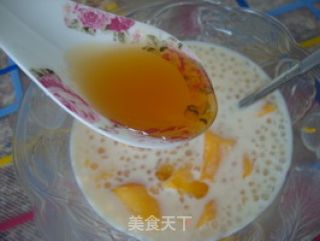 午后清凉甜品——芒果牛奶西米露的做法步骤：9