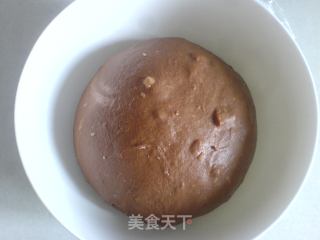 情人节的礼物---巧克力心形面包的做法步骤：2