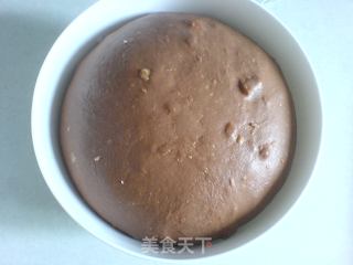 情人节的礼物---巧克力心形面包的做法步骤：3