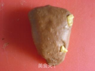 情人节的礼物---巧克力心形面包的做法步骤：6