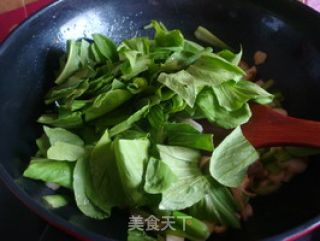 软糯可口——青菜炒年糕的做法步骤：6