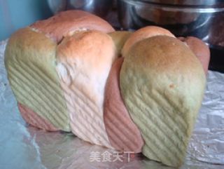 越嚼越香——三色吐司的做法步骤：9