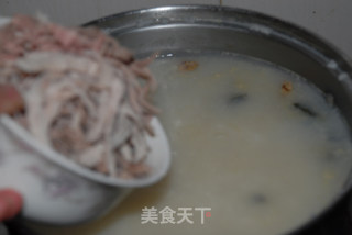 皮蛋瘦肉粥的做法步骤：10