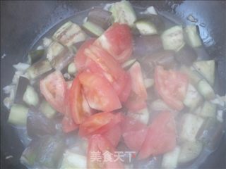 家常茄子烧西红柿的做法步骤：5