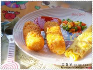 宝宝吃的香@@简易西式早餐~~美味酥炸鱼条的做法步骤：7