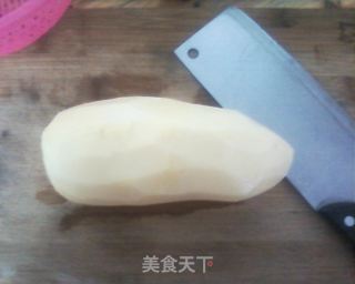 家庭简单版——炸薯条的做法步骤：2