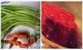 红薯藤炒牛肉的做法步骤：1