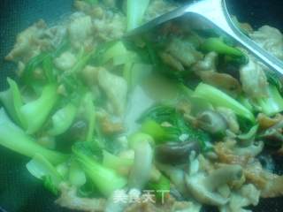 香菇溜鸡片的做法步骤：7