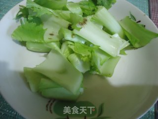 炝炒盖菜的做法步骤：4