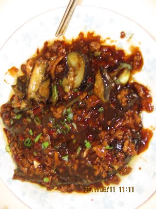 肉末茄子的做法步骤：9