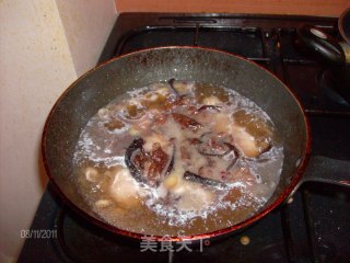 榛蘑炖鸡的做法步骤：6