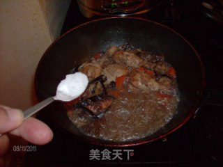 榛蘑炖鸡的做法步骤：8