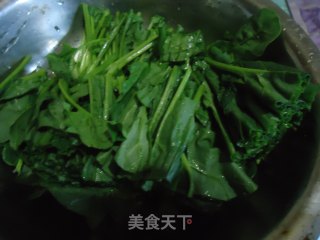 菠菜拌粉条的做法步骤：2
