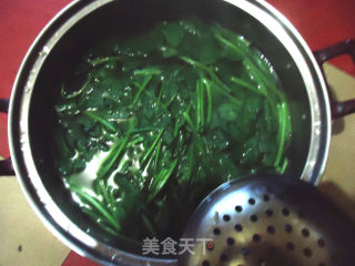 菠菜拌粉条的做法步骤：5