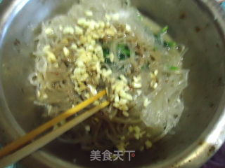 菠菜拌粉条的做法步骤：7