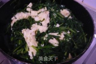 韭菜炒鸡蛋的做法步骤：7