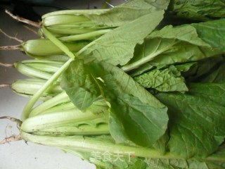 虾炒小白菜的做法步骤：1
