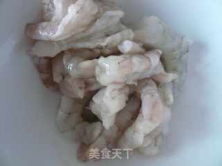 虾炒小白菜的做法步骤：3