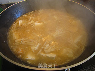 鲜虾豆腐羹的做法步骤：6
