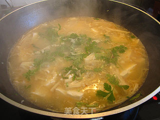 鲜虾豆腐羹的做法步骤：7