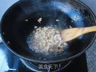 家常炒饭4 ---- 肉糜豇豆饭的做法步骤：4