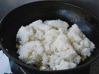 家常炒饭4 ---- 肉糜豇豆饭的做法步骤：6