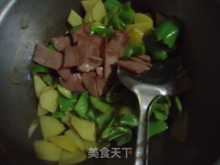 家常小炒的做法步骤：6