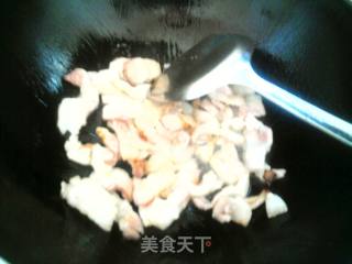 五花肉炒藕片的做法步骤：4