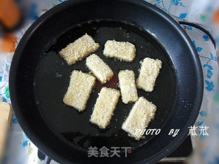 黄金豆腐 （香喷喷）的做法步骤：7
