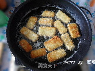 黄金豆腐 （香喷喷）的做法步骤：8