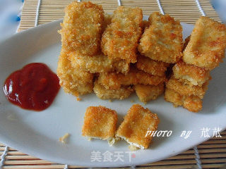 黄金豆腐 （香喷喷）的做法步骤：9