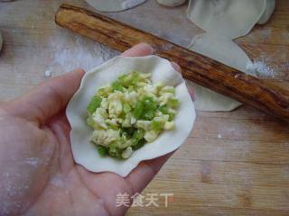 青椒鸡蛋饺子的做法步骤：8