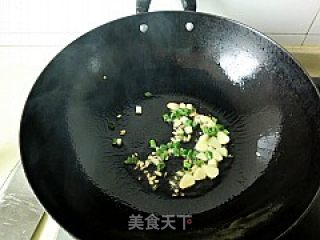 青菜烧油面筋的做法步骤：4