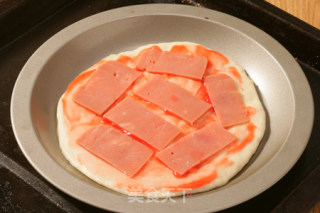 鲜菜PIZZA的做法步骤：4