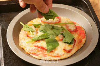 鲜菜PIZZA的做法步骤：6