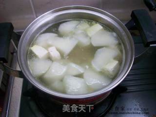 家常煲汤@@清甜不油腻~~白萝卜豆腐排骨汤的做法步骤：10