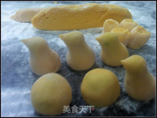 冰皮小鸡月饼之（快乐家园）的做法步骤：6