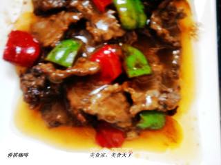 香煎牛肉的做法步骤：8