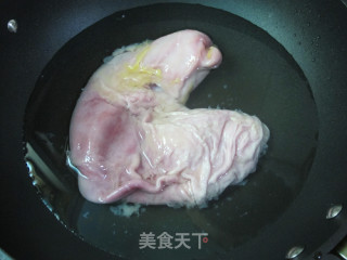 豆豉辣酱香猪肚的做法步骤：1