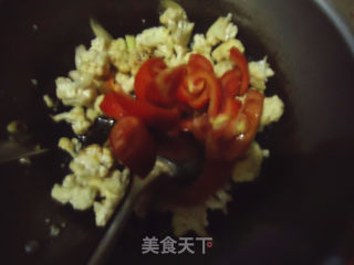 番茄菜花的做法步骤：4