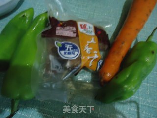 时蔬香干的做法步骤：1