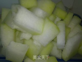 冬瓜汆丸子的做法步骤：1