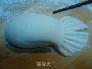 面点小金鱼的做法步骤：3