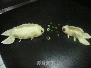 面点小金鱼的做法步骤：6